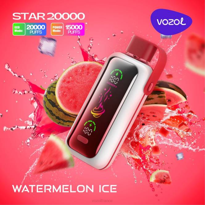 VOZOL Paris - VOZOL STAR 20000 glace à la pastèque BZ683