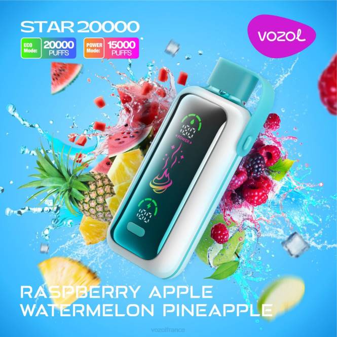 VOZOL Prix - VOZOL STAR 20000 framboise pomme pastèque ananas BZ6818