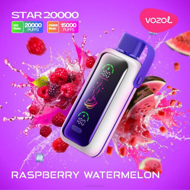 VOZOL Vape Store - VOZOL STAR 20000 pastèque framboise BZ6819