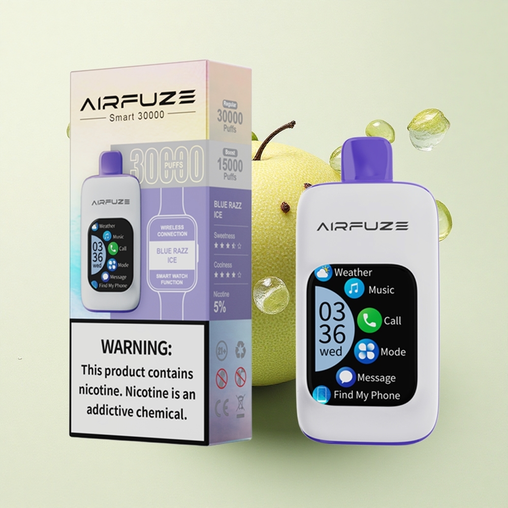 AirFuze Smart 30000 Glace Framboise Bleue 5% Nicotine 900mAh