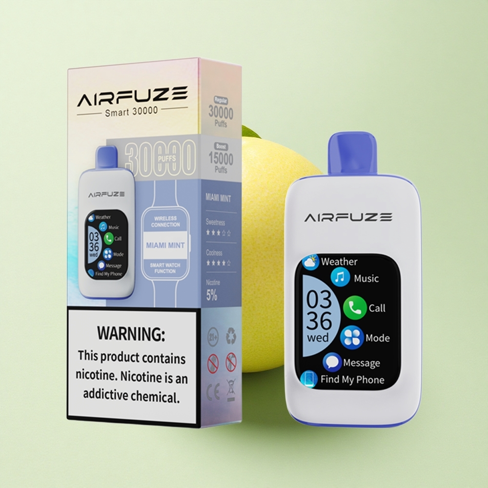 AirFuze Smart 30000 Menthe Miami 5% Nicotine 900mAh