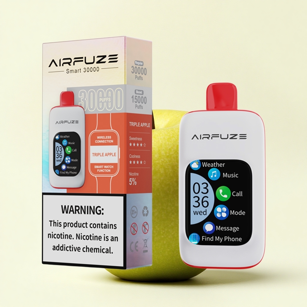 AirFuze Smart 30000 Triple Pomme 5% Nicotine 900mAh