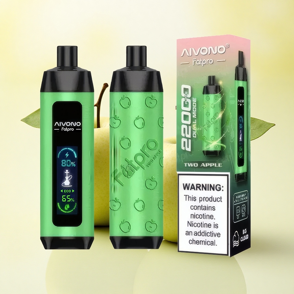 Aivono Aim Fatpro 22000 Deux Pommes 600mAh 5% Nicotine
