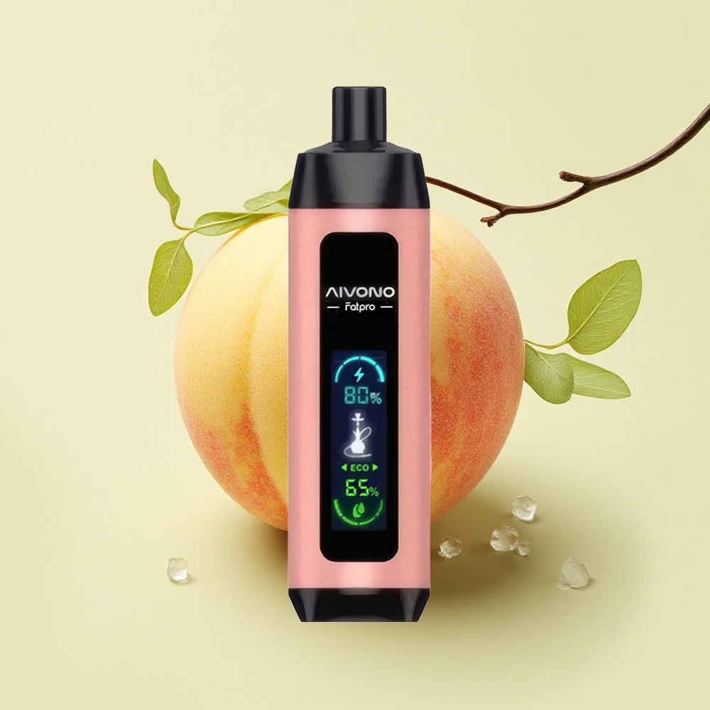 Aivono Aim Fatpro 22000 Glace de Pêche 5% Nicotine 600mAh 28ml