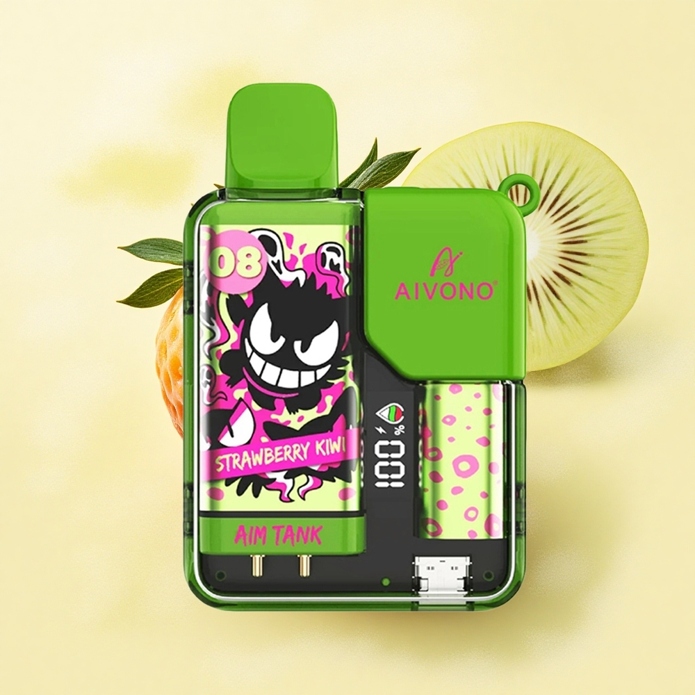 Aivono Aim Tank 9500 Fraise Kiwi 18ml 650mAh 5% Nicotine