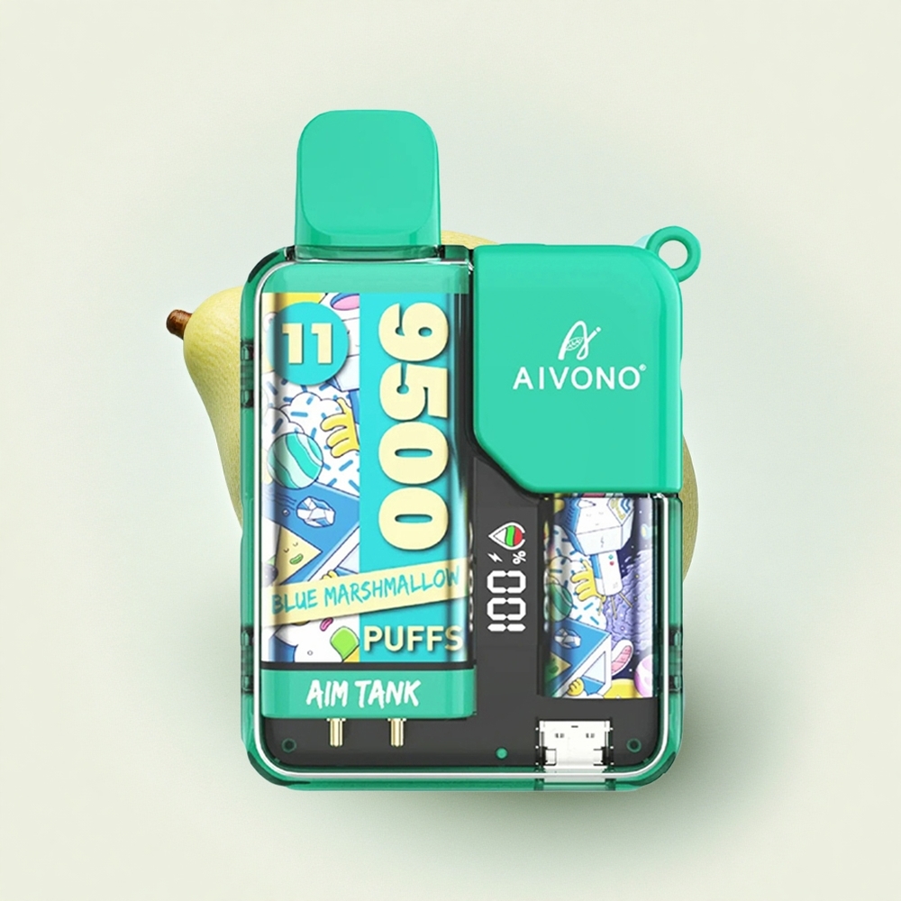 Aivono Aim Tank 9500 Guimauve Bleue 18ml 650mAh 5% Nicotine