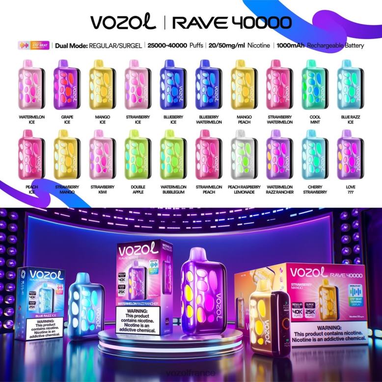 Vozol Rave 40000 004TX1
